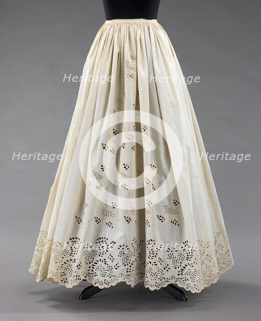 Petticoat, American, 1860-65. Creator: Unknown.