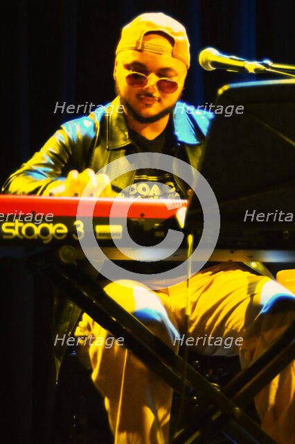 Camilla George Quartet, New Generation Jazz Festival Roadshow, Shoreham by Sea, W Sussex, Feb 2023. Creator: Brian O'Connor.