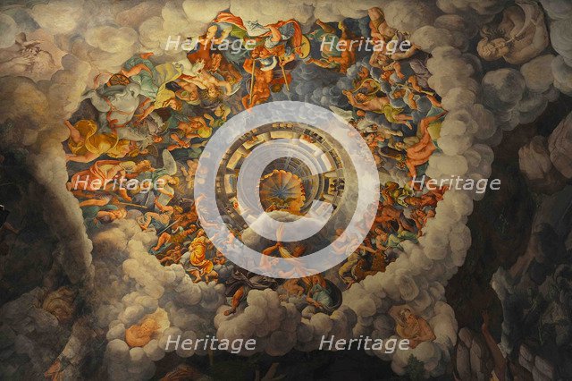 The Fall of the Giants (Sala dei Giganti), 1536. Artist: Romano, Giulio (1499-1546)