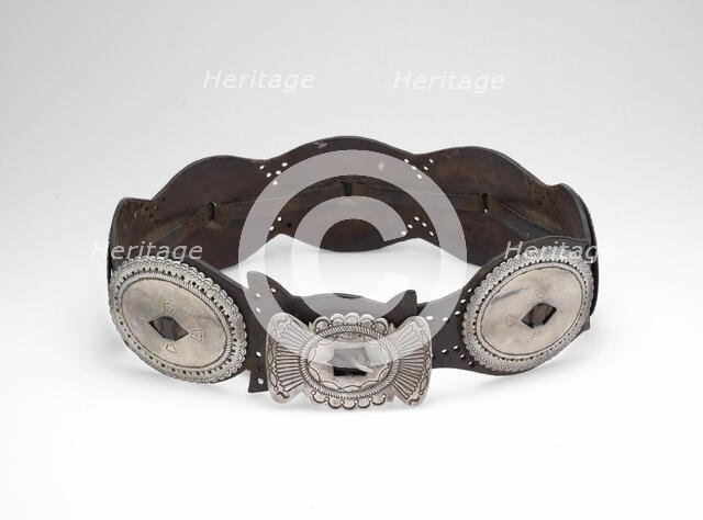 Concho Belt, 1880/95. Creator: Unknown.