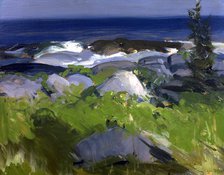 Vine Clad Shore--Monhegan Island, 1913. Creator: George Wesley Bellows.