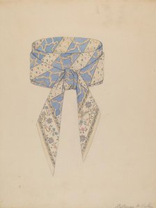 Cravat, c. 1937. Creator: Catherine Fowler.