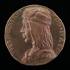 Ruberto di Bernardo Nasi, born 1479, Prior of Liberty 1513 [obverse], c. 1495. Creator: Unknown.