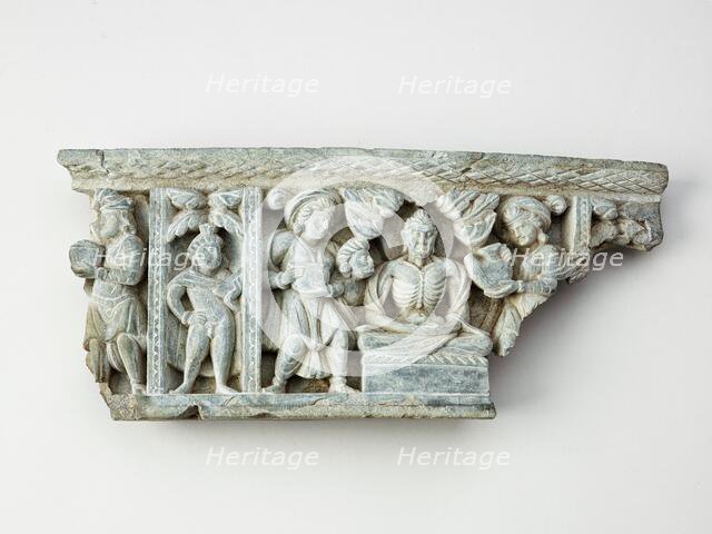 Stupa Frieze of Fasting Buddha, 100-500. Creator: Unknown.