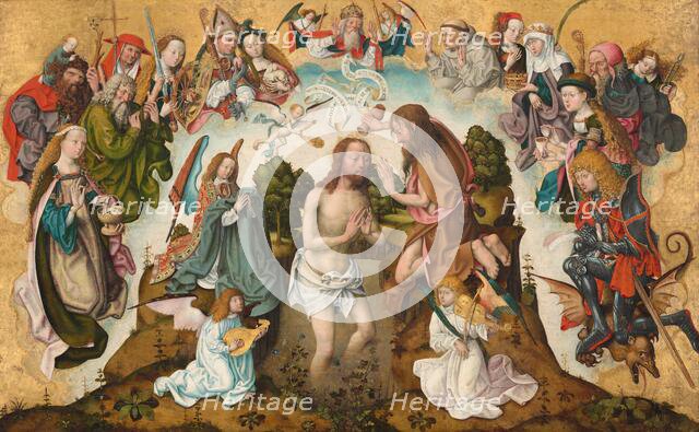 The Baptism of Christ, c. 1485/1500. Creator: Master of the St Bartholomew Altarpiece.