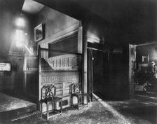 Interior of the Lucius Tuckerman house, 1600 I St., N.W., Washington, D.C., between 1890 and 1950. Creator: Frances Benjamin Johnston.