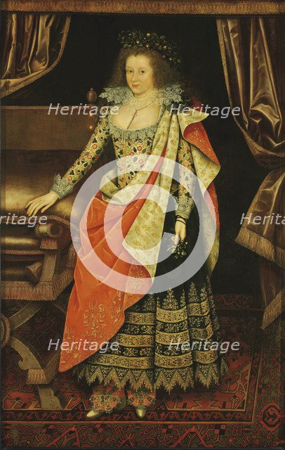 Portrait of Lady Frances Stewart, Duchess of Richmond and Lennox, Countess of Hertford, née Howard (1578-1639), 1611. Artist: Gheeraerts, Marcus, the Younger (1561-1636)