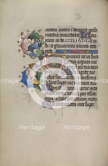 Decorated Initial D; Book of Hours, about 1450-1455. Creator: Master of Guillebert de Mets.