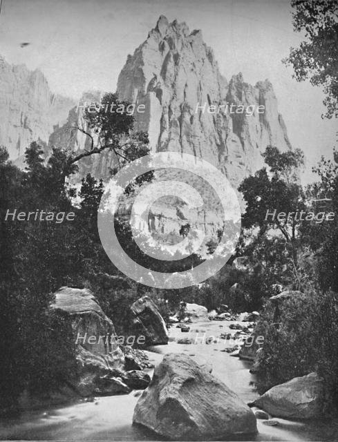 'Eagle Crag, Shoshone Falls, Idaho', c1897. Creator: Unknown.