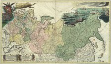 First General Map of the Russian Empire, 1745. Artist: Anonymous master  