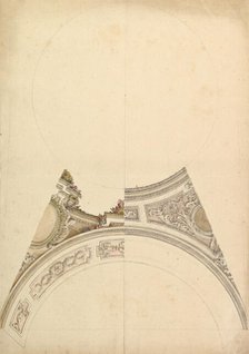 Design for Ceiling, 18th century. Creator: Workshop of Leonardo Marini.