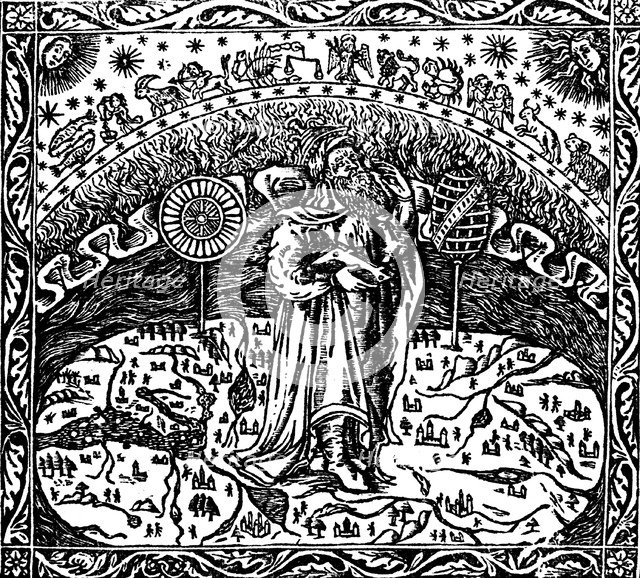 Archimedes (c287-212 BC), Ancient Greek mathematician and inventor, 1866. Artist: Unknown