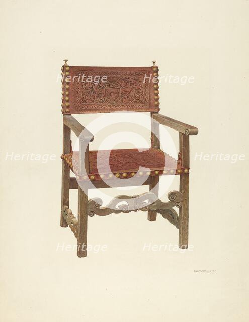 Armchair, 1941. Creator: Robert W.R. Taylor.