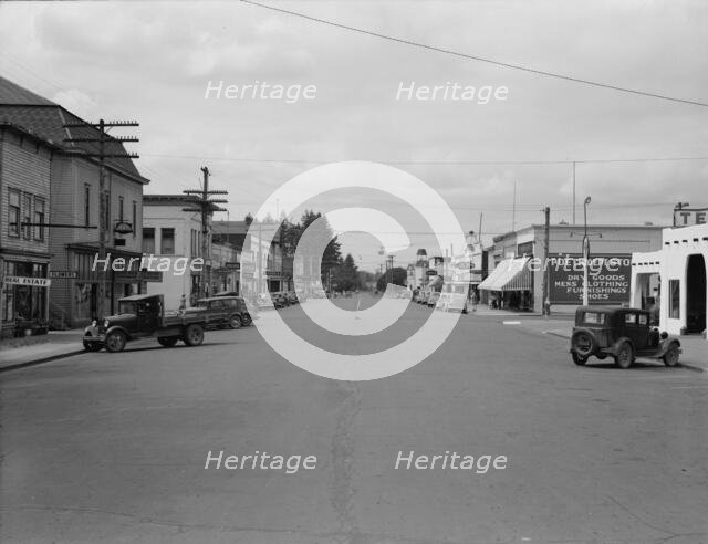 On U.S. 410, Elma, Grays Harbor County, Western Washington, 1939. Creator: Dorothea Lange.
