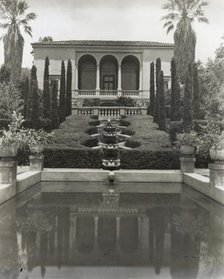 "Las Tejas," Oakleigh Thorne house, 170 Picacho Road, Montecito, California, 1923. Creator: Frances Benjamin Johnston.