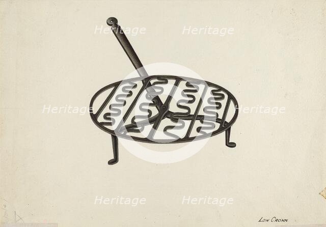 Trivet, 1935/1942. Creator: Lon Cronk.