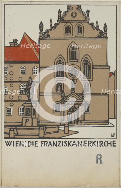 Vienna: Franciscan Church (Wien: Die Franziskanerkirche), 1908. Creator: Urban Janke.