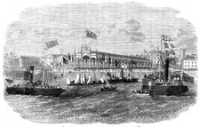Reception of Colonel Lake and Captain Thompson, at Hull, 1856.  Creator: Unknown.