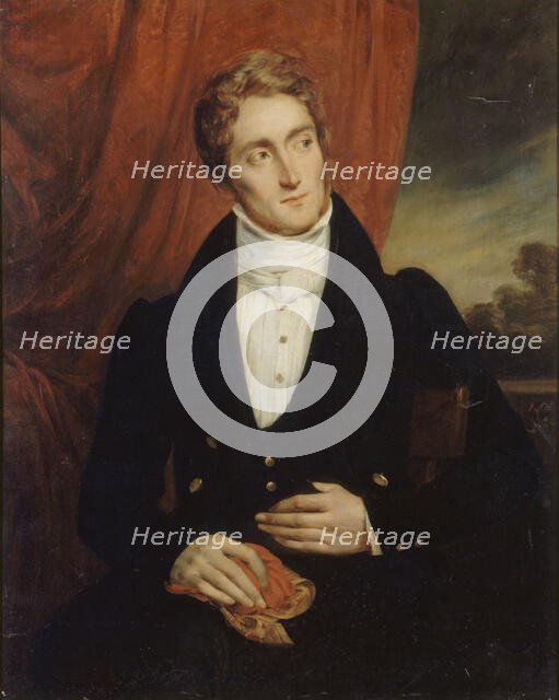 Portrait of Jean-Georges Farcy (1800-1830), 1829. Creator: Colin, Alexandre-Marie (1798-1875).