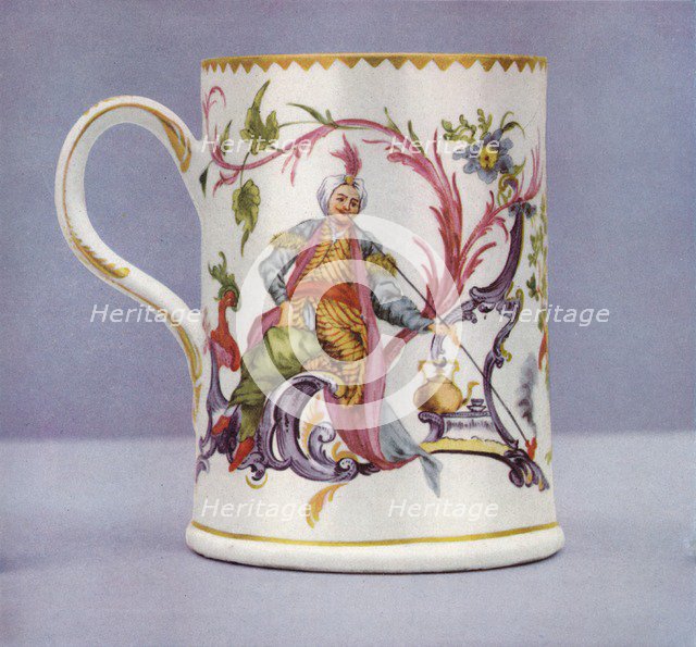 'Porcelain Mug', c1770, (1936). Artist: John de Lanauze.