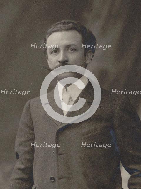 Portrait of the Composer Xavier Leroux (1863-1919), c. 1910. Creator: Anonymous.