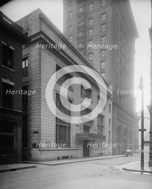 Old Colony Trust Company, main office, Court Street, Boston, Mass., (1913?). Creator: Unknown.