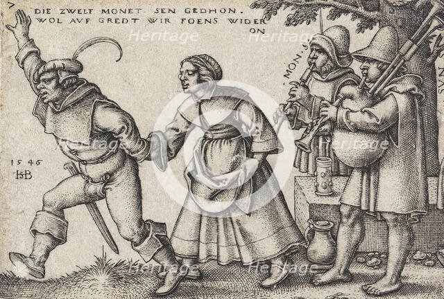 The Year's End, 1546. Creator: Sebald Beham.