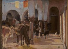 A Donkey House in Tunis, 1882. Creator: Theodor Esbern Philipsen.