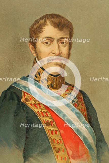 Portrait of Carlos María Isidro de Borbón (1788-1855), known as Don Carlos, 1889.  Creator: Unknown.