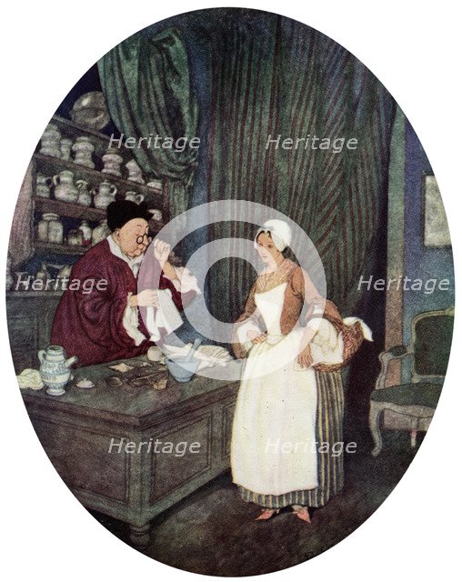 'I never at saw sewing so small', c1900-1950. Artist: Unknown