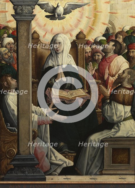 Pentecost. Artist: Juan de Flandes (ca. 1465-1519)
