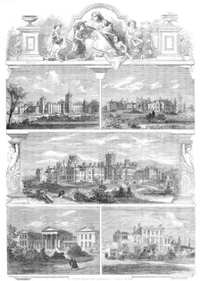 The Five Principal Institutions founded by the late Dr. Andrew Reed, 1862. Creator: Unknown.