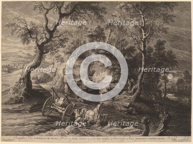 Rocky Landscape, c. 1638. Creator: Boetius Adams Bolswert.