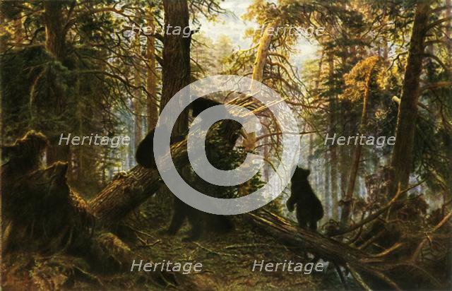 'Morning in the Pine-Wood', 1889, (1965). Creator: Ivan Shishkin.