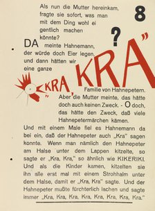 Hahne Peter, 1924. Creator: Schwitters, Kurt (1887-1948).