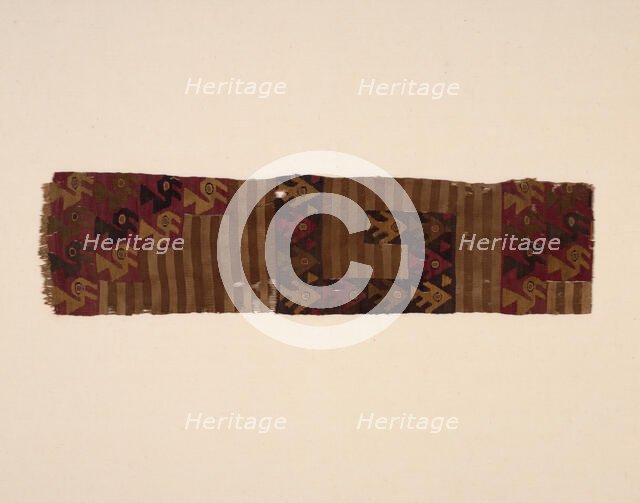 Fragment, Peru, A.D. 1000/1476. Creator: Unknown.