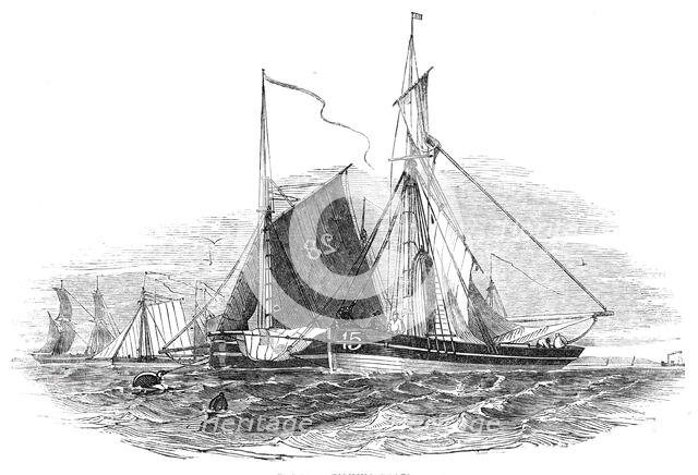 Barking fishing boats, 1844. Creator: Unknown.