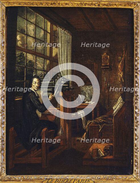 Portrait of Deacon Paris (1690-1727) engaged in manual labour to relieve the poor, c1690 - 1727. Creator: Unknown.