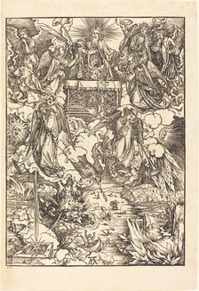 The Seven Angels with the Trumpets, 1498. Creator: Albrecht Durer.