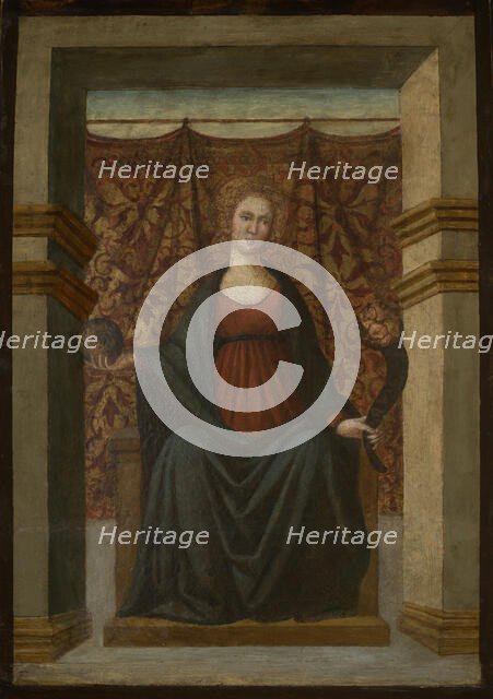 Allegory of Power-Side Panel of Cassone, 3rd quarter of 15th century. Creator: Unknown.