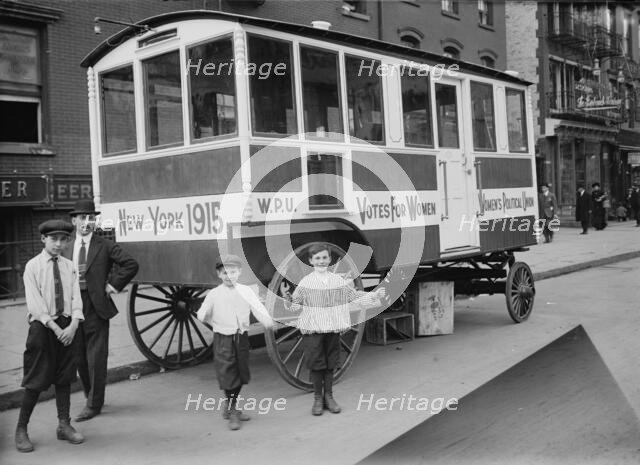Suffrage shop, 1915. Creator: Bain News Service.