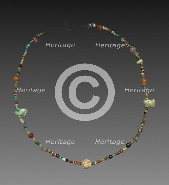 Necklace with Amulets, 1980-1801 BC. Creator: Unknown.