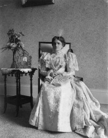 Ida (Saxton) McKinley, 1847-1907, between c1890 and c1910. Creator: Frances Benjamin Johnston.