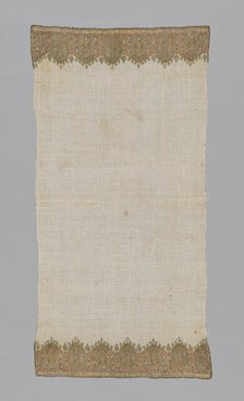 Towel, Turkey, 18th century. Creator: Unknown.