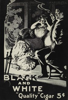 Black & White 'quality' cigar, c1895 - 1917. Creator: Unknown.