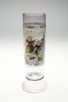 Beaker, Bohemia, c. 1590. Creator: Bohemia Glass.