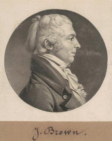 James Brown, Sr., 1808. Creator: Charles Balthazar Julien Févret de Saint-Mémin.