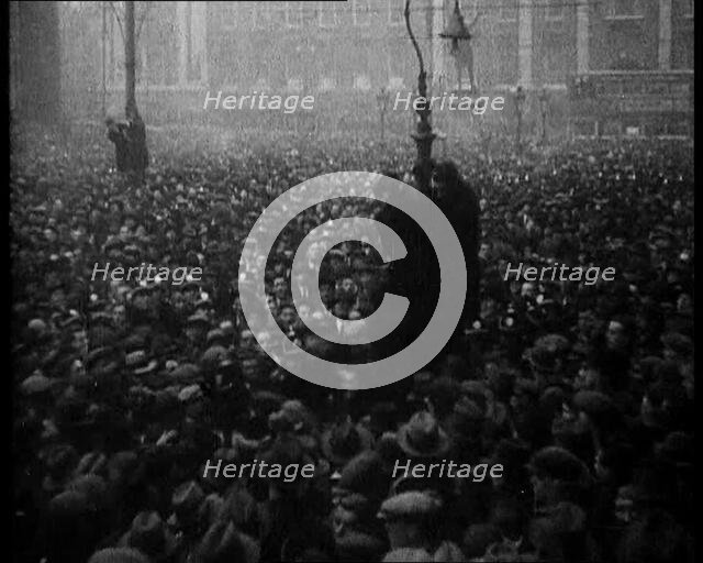 Fighting Breaking Out in a Crowd at the Cosgrave Rally, 1933. Creator: British Pathe Ltd.