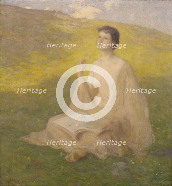 The Open Book, 1891. Creator: Julian Alden Weir.