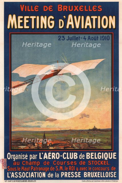 Meeting d'Aviation, 1910. Artist: Anonymous  